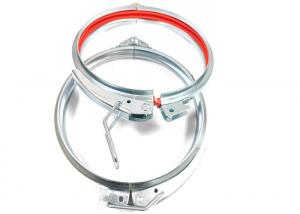 Quality Odm Oem Ductwork Galvanised Tube Clamps With Red Rubber Gasket Seal for sale