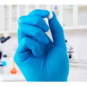 China Good Feeling Medical Grade Nitrile Gloves Antibacterial Good Abrasion Resistance on sale