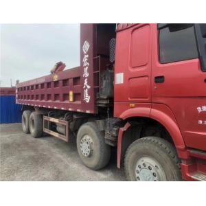 Sinotruck howo 336hp sand transporting used articulated dump truck