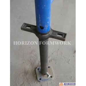 Q235 Steel Scaffold Screw Jack , Scaffolding Adjustable Base Jack Painted