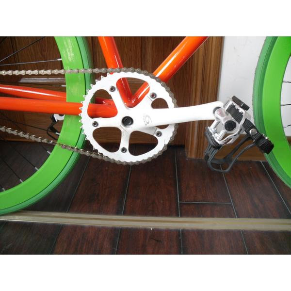 Thickslick Tire 700C 45MM Aluminum Rim Single Speed Fixie Gear Bicycle with Steel Fork