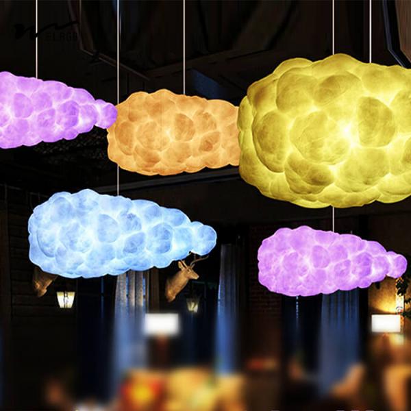 Thunder Cloud Lamp with RGB Self-Adhesive Flash Light and 50000-Hour Working Lifetime