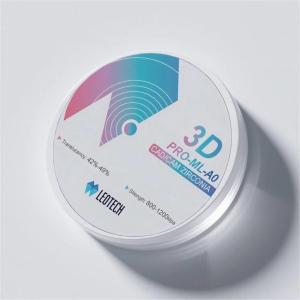 3D-Printable Zirconia Disc 42-49% Translucency Al₂O₃