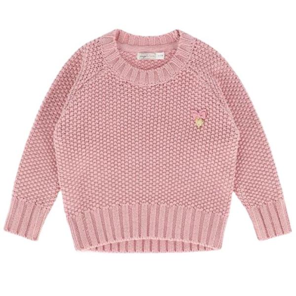 Crew neck Long sleeve Winter Top Knitted Pullover Kids Children Girl Boy Clothes