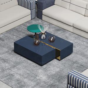 Rectangular Sintered Stone Coffee Table Customized Home Furniture