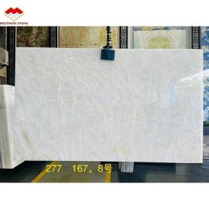 Interior Home Wall Paneling Decor with Modern Backlit Onyx Marble TV Background