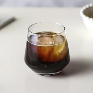 SGS Ice Cream BPS Free 330ml Engraved Glass Coffee Mugs