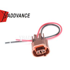 2 Way Female Sumitomo Wire Harness / MT Series Brown Loom Pigtail Wire