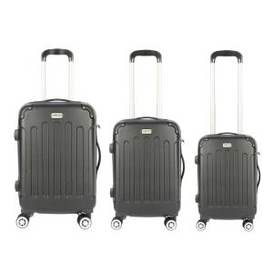 Spinner Wheels Black ABS Hardside Luggage Sets