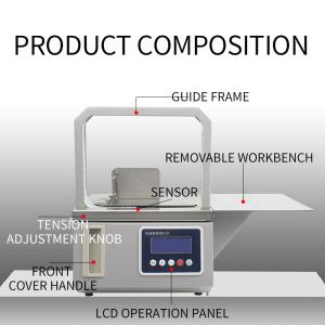 Wrap vegetable banding machine very tightly tabletop strapping tape machine