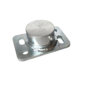 40mm farm bottom swing gate hinge Hardware heavy duty Steel With Round Bar Plate