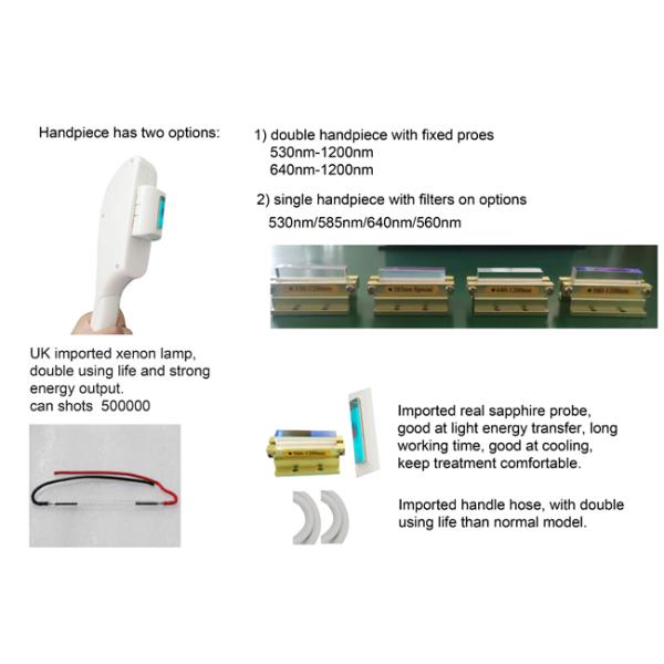 2000W Power IPL Laser Skin Rejuvenation Machine Vascular Removal High Repetition