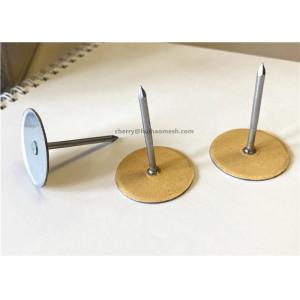 Galvanized Steel Cup Head Insulation Pins 2.7mm Applied With A Capacitor
