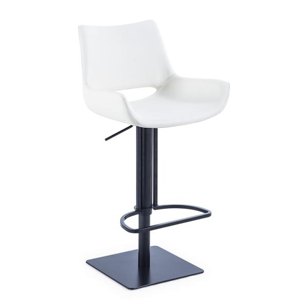 Buy PU Leather Hydraulic 76cm Adjustable Swivel Bar Stool at wholesale prices
