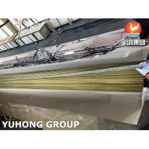 ASME SB111 CuZn20Al2 / CZ110 / UNS C68700 Aluminum Brass Seamless Tube