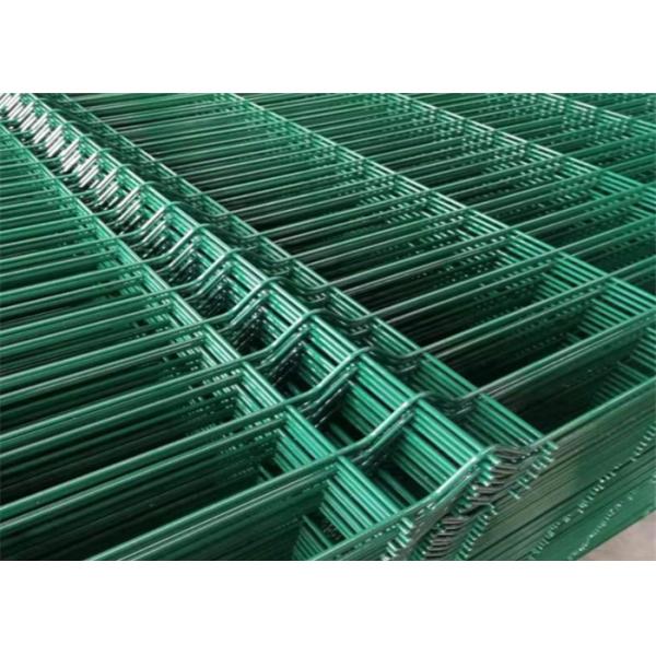 Oem Customized 1.8m 2.0m Height Green Plastic Coated Fencing