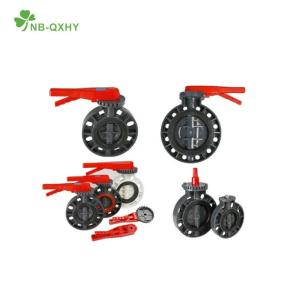 Fixed Structure Nb-Qxhy PVC Butterfly Valve with Flange Water Household Usage