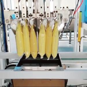 Slanted Spout Bag Salad Dressing Carton Packing Machine Equipment Manufacturer