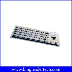 Cherry Key Switch Kiosk Rugged Trackball Keyboard IP65 Panel Mounting