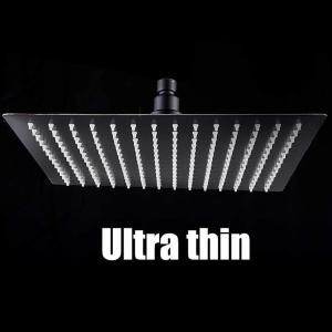 Luxury Rain Bathroom Shower Faucet Matte Black Shower Mixer Set