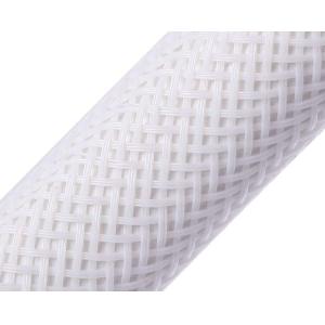 China White PET Expandable Braided Cable Sleeving For Vacuum Cleaner on sale