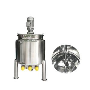 SS316L Homogenizer Mixing Vat Tank With Agitator 100L