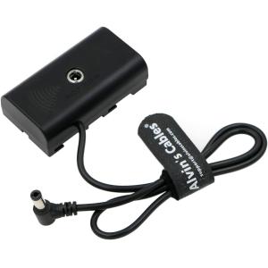 Quality NP-F550 Dummy Battery To DC Right Angle Power Cable For Atomos Ninja V/Shinobi/SmallHD/Feelworld Monitor for sale