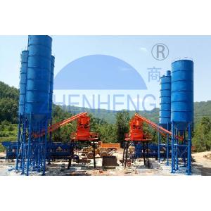 HZS50 Concrete Batching Plant With 3800mm Discharging Height, Cement Batching