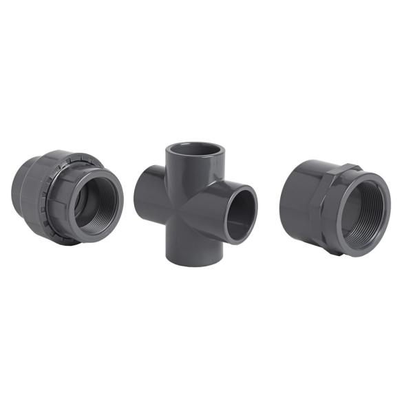 New Hot Product 1/2-16 Inch Grey Sch80 PVC Pipe Fitting