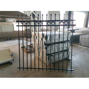 Customized 1.2m Height Metal Tubular Fencing 40x40mm Post