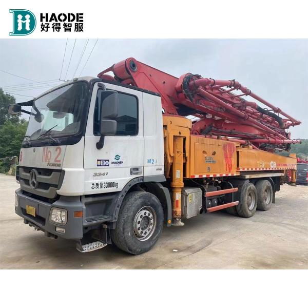 Powerful HAODE Sany SYM5337THB 52m Mortar Concrete Pump Truck Boom Concrete Pumps Machine