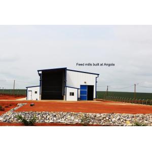 Agricultural Prefabricated Steel Frame Metal Buildings Feed Mill Plant Warehouse