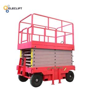 Powder Coating Mobile Hydraulic Lift Platform With Outriggers