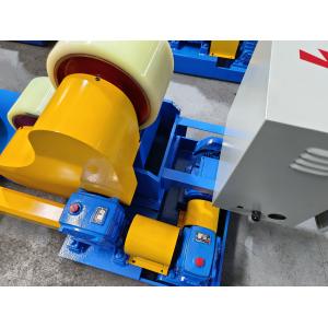 Adjustable Self Aligning Welding Rotator PU Rubber Steel Wheels Special Designed