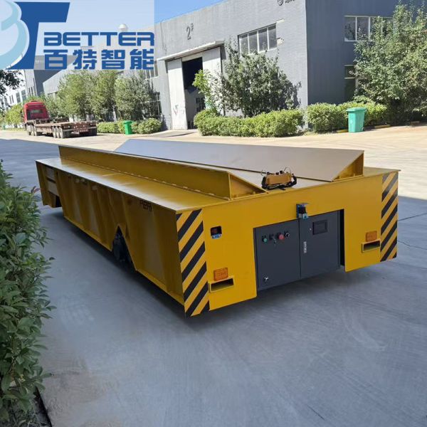 Buy 30 Ton Warehouse Used Material Transferring Electric Flat Transfer Cart at wholesale prices