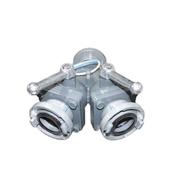Fire hose 65# three water separator a water inlet, three bleeder made of high-quality aluminum