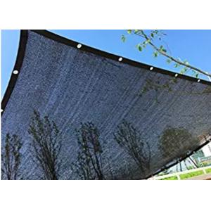 Quality HDPE Knitted Plastic Sun Shade Net , Sun Screen Fabric 1-6m Width for sale