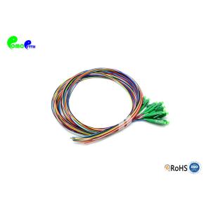 Quality IEC Grade B1 Level LC / APC Fiber optic Pigtail set OS2 G657A1 900um Loose buffer 2 Meters LSZH High Practicability for sale