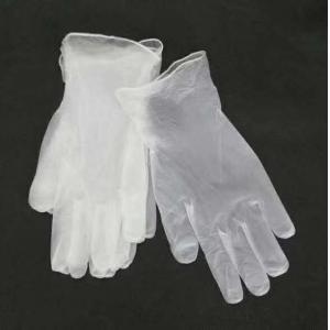 Plastic Food Grade disposable vinyl powder free gloves Waterproof