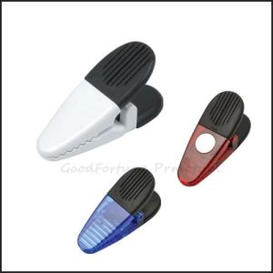Quality Printed logo advertising Abs magnetic Big file paper bill material crocodile clip gift for sale