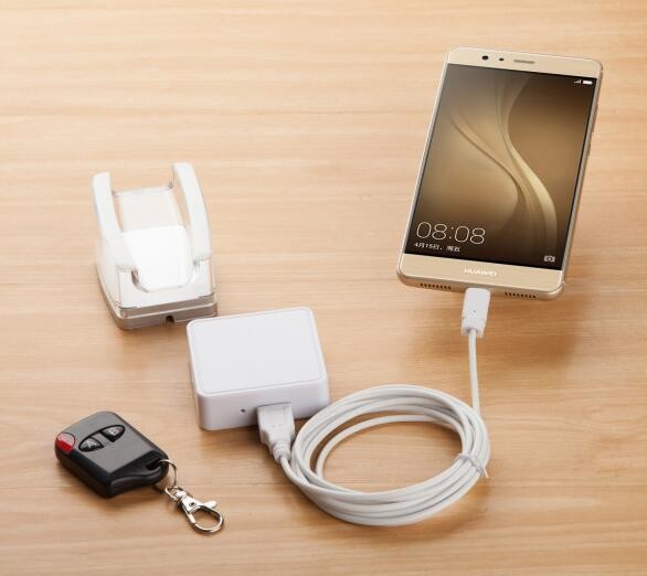 Buy COMER centralized alarm and charge function mobile phone acrylic security display acrylic holder at wholesale prices