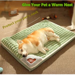 Washable Removable Cover Dog Pillow Bed With Anti Slip Bottom