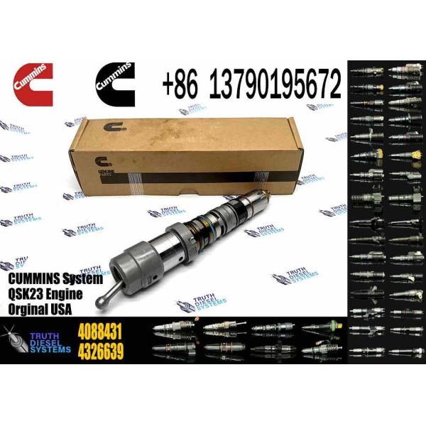 Buy Diesel Fuel Injector 4088429 4088431 Common Rail Diesel Fuel Injector Compatible with Cummins QSK23 QSK60 Engine at wholesale prices