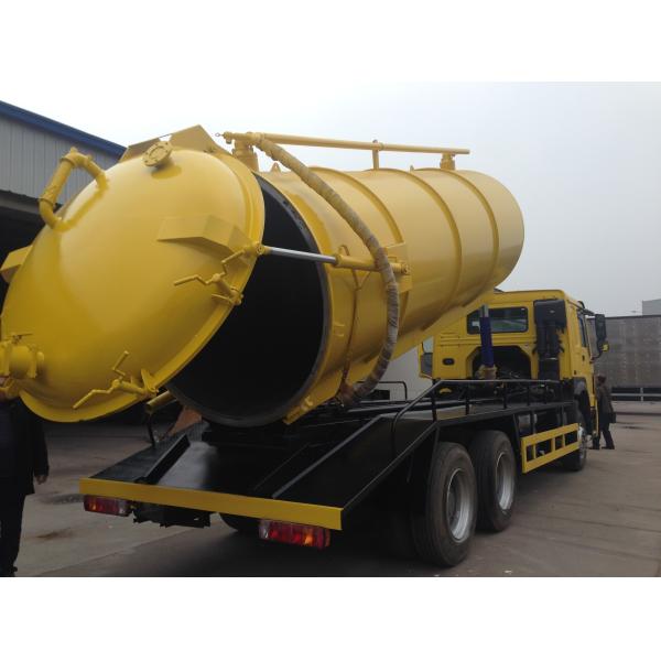 4m3 - 16m3 Sewage Sewage Suction Truck Dumping System With High Pressure Italian Jurop