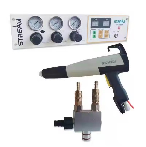 PG1-6500 Manual Electrostatic Powder Coating Machine High Powder Rate