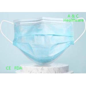 Comfortable Medical Protective Face Mask Rectangle Earloop Surgical Mask
