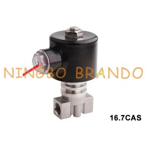 Very High Temperature Steam Stainless Steel Solenoid Valve 1/8'' 1/4'' 3/8'' 24V 220V