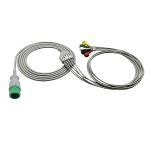 Comen 12pin Compatible Direct Connect ECG Cable With Lead Wires