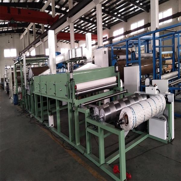 Buy Video Technical Support Fleece Fabric to Abrasive Sand Paper Laminating Machine at wholesale prices
