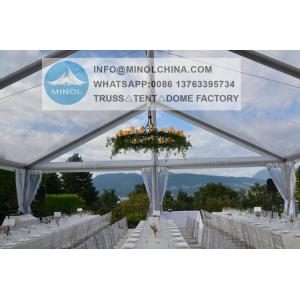 1000 People Aluminum Wedding Marquee Tent Anti Rust Surface